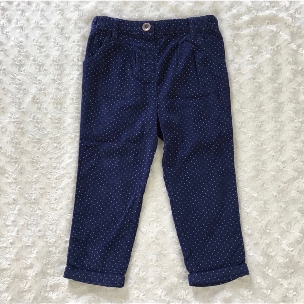 Tu Polka Dot Corduroy Pants Size 2-3Y